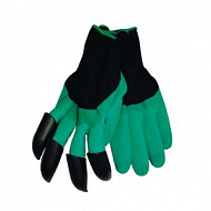 Перчатки нейлоновые с латексным покрытием 4 пластиковые когтя на правой руке