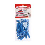 Дюбель четырехраспорный универсальный Tech-Krep Чапай 5х25 шипы усы полипропилен 35 шт/пакет