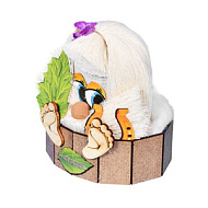 Оберег для бани и сауны «Банник благополучия» 10*8*11,5 см