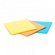 Салфетка  для уборки "Рыжий кот", целлюлоза (губчатая), 15 х 15 см