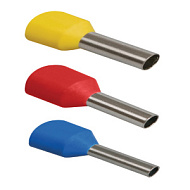 Наконечник-гильза изол. Е1012 10кв.мм (уп.100шт) ИЭК UGN10-010-07-12, 128346