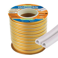 Уплотнитель самоклеющийся `PRAKTISCHE HOME`  9х8мм D-50 п/ м (белый)  цена за два слоя