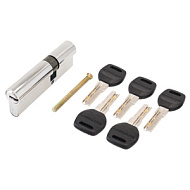 Цилиндровый механизм АЛЛЮР HD F 90-5К (30x10x50) CP хром 5 перф.кл