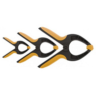 59260 Струбцины нейлоновые быстрозажимные, набор 3 шт. ( 75x40 мм / 100х50 мм / 150x80 мм)