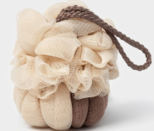 Мочалка для тела SAVANNA, 50 г, коричневая