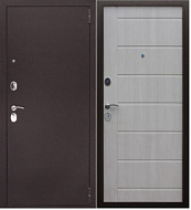 Дверь металлическая Комфорт 2050*860мм Дуб, правая