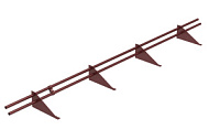 Снегозадержатель трубчатый  3м  RAL 8017 шоколад