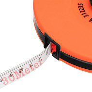 312235 Рулетка геодезическая Sparta, 30 м х 12,5 мм, лента ПВХ, закрытый круглый корпус