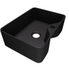Раковина для ванной накладная Lukka Mini 41 черный матовый Vinchi