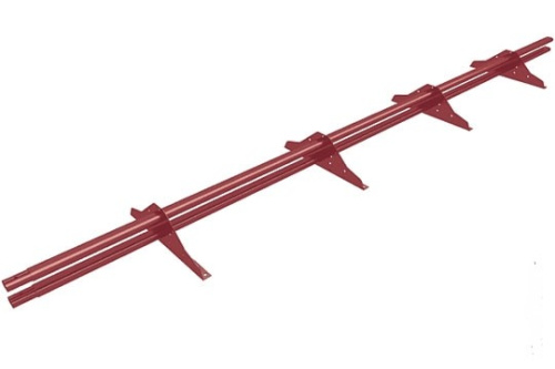 Снегозадержатель трубчатый  3м  RAL 3005 красное вино