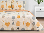 Постельное белье "Этель" 1.5 сп Autumn flowers 143*215 см, 150*214 см, 70*70 см - 2 шт
