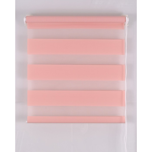 Ролет штора 70*160 День и Ночь Розовый , Стальной