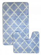 F001 Набор ковриков для в/к AQUADOMER FIESTA 50*60 см 60*100 см Blue
