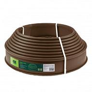Бордюр "Лента" Сибртех коричневый 1000 см