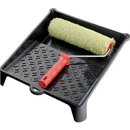 Набор: валик ПОЛИАКРИЛ для фасадных работ, 250мм, ворс 18мм, D36мм кювета 330*350мм