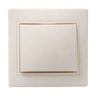 245486 Выключатель 1-кл. СП Кварта 10А IP20 ВС10-1-0-ККм крем. IEK EVK10-K33-10-DM