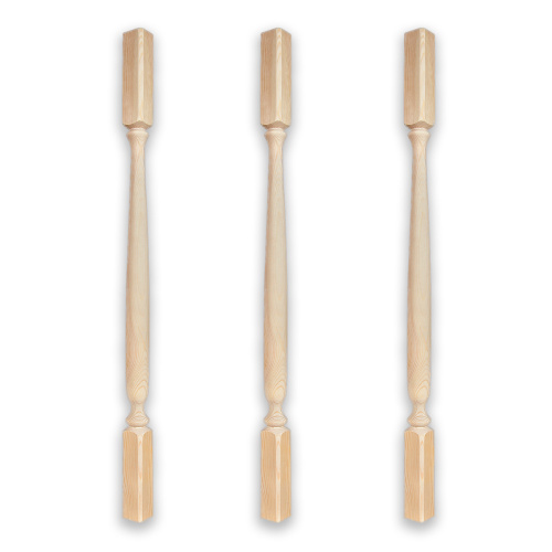 Балясина точёная  БТ-1 40х40х900 мм сосна