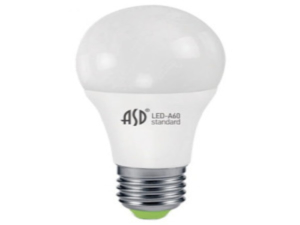 Лампа светодиодная ASD LED-A60-standard 11Вт грушевидная 3000К тепл. бел. E27 990лм 160-260В