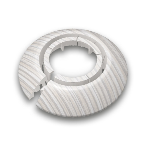 Обвод универсальный для труб Ф25-34мм "Идеал" (2шт. во флоупак) Клен патина