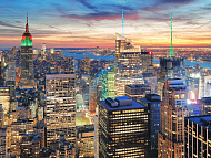 Фотообои Flizelini Ночной Нью-Йорк 2,7*2,7м