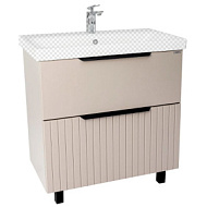 Тумба VIANT "Сицилия" MODUO 60 2 ящика капучино 428x568x820 с рак. MODUO 60 VSIC60MDCAP-T2Y