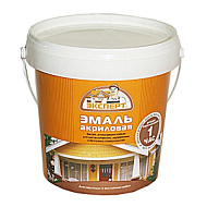 Эмаль акриловая ЭКСПЕРТ, 1кг, белая глянцевая