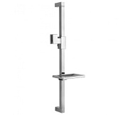 LM8069C Стойка душевая Lemark, хром, с мыльницей, 625мм