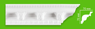 Плинтус потолочный инжекционный D 117/100 ( 25 шт. в упак.) 2м