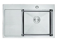 RK37851-R Мойка GERHANS врезная ПРАВАЯ 78х51 см толщина 1,0 мм, глубина 220 мм + CИФОН