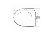 Сиденье к унитазу Sanita Идеал, Виктория, Лада, Стандарт, Марс, полипропилен