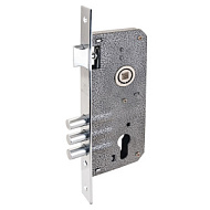 Замок врезной АЛЛЮР 9045-3RB CP без ручки, без механизма