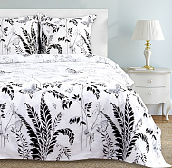 Постельное белье "Этель" евро Легкость ночи 200*217 см, 240*220 см, 70*70 см - 2 шт., 100% хлопок