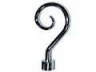 Наконечник "ЛЕВША КРЮК" серебро глянец d 16 мм (2 шт)