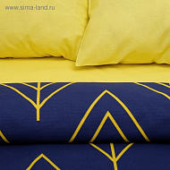 Постельное белье Этель евро «Жёлтый лепесток» 200х217, 240х220, 70х70-2 шт