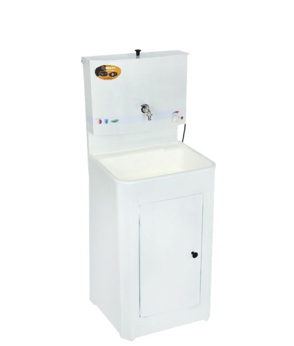 Дачный умывальник, цвет белый, с подогревом, мойка из пластика, 14 л