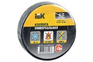 304394 Изолента ПВХ 0.13х15мм (рул.10м) черн. IEK UIZ-13-10-10M-K02