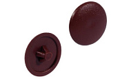Заглушка №2 темно-коричневая 15шт/пакет
