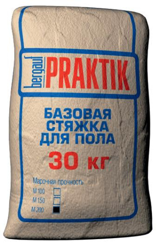 Базовая стяжка для пола Bergauf PRAKTIK М200, 30кг