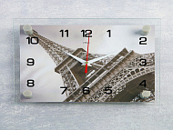 Часы настенные, серия: Город, "Эйфелева башня", плавный ход, 20 х 26 см