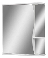 Зеркало-шкаф Айсберг Волна 1-55, белый, левый/правый, 566*700*157мм