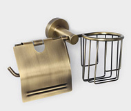 9428761 Держатель для туалетной бумаги Stölz basic Bronze, подставка, 25.5×13.5×12 см, бронзовый