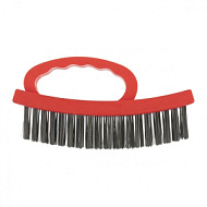 74818 Щетка Matrix зачистная 4-х рядная, плоская, пластиковая с рукояткой