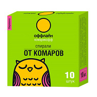 Спирали от комар КОМАРИКОФФ оффлайн БЕРЕЖНО 10шт