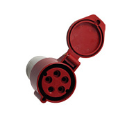 Розетка каб. 16А 3P+E+N 380В IP44 ССИ-215 IEK PSR22-016-5