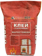 Клей жаростойкий усиленный Терракот 5кг