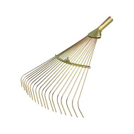 Грабли Веерные 18-зубые проволочные усиленные раздвижные цинк `Урожайная сотка` ML6113