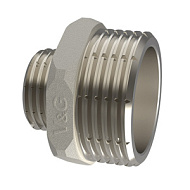 Ниппель-переходник НР никель V&G 3/8"-1/4"