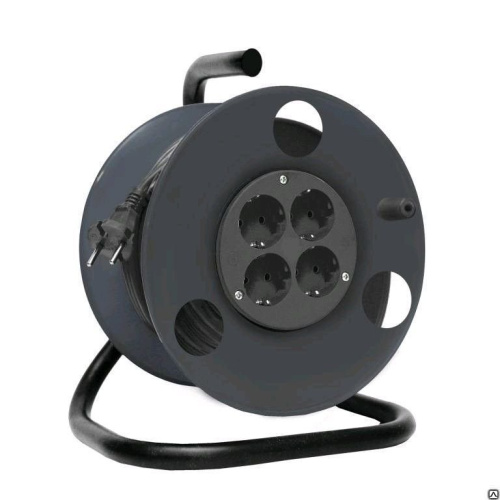 Удлинитель на катушке Союз 481S-3103, 4*30м, ПВС 2*0,75
