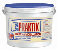 Краски моющая интерьерные Bergauf Praktik 7 кг.