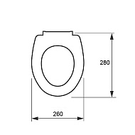 Сиденье для  унитаза Delphinium, детское, с голубыми ручками DK
